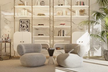 A SMALL READING AREA INSIDE A GREAT LIVING ROOM