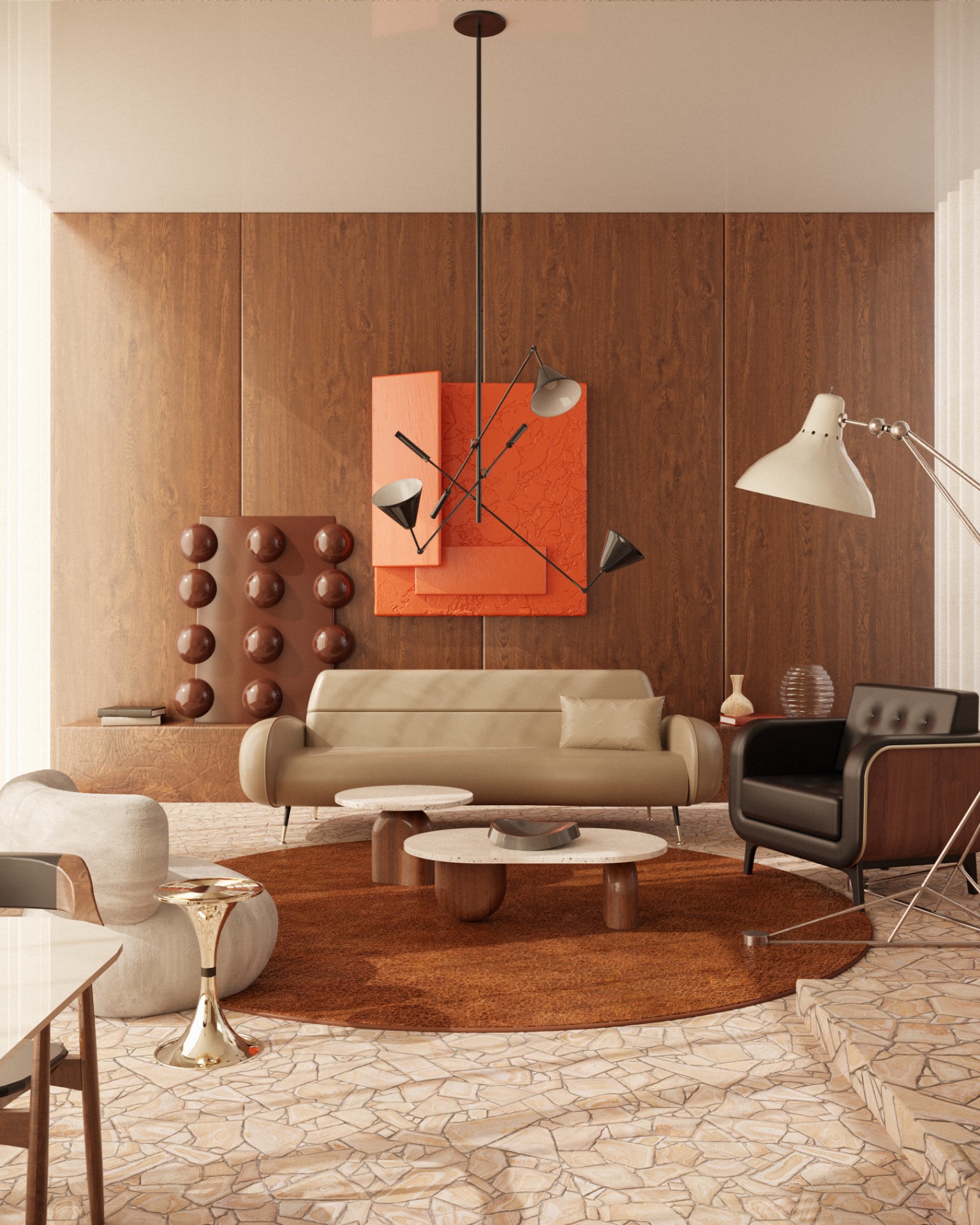 Makeover Of The Week: A Welcoming Mid-Century Modern Living Room