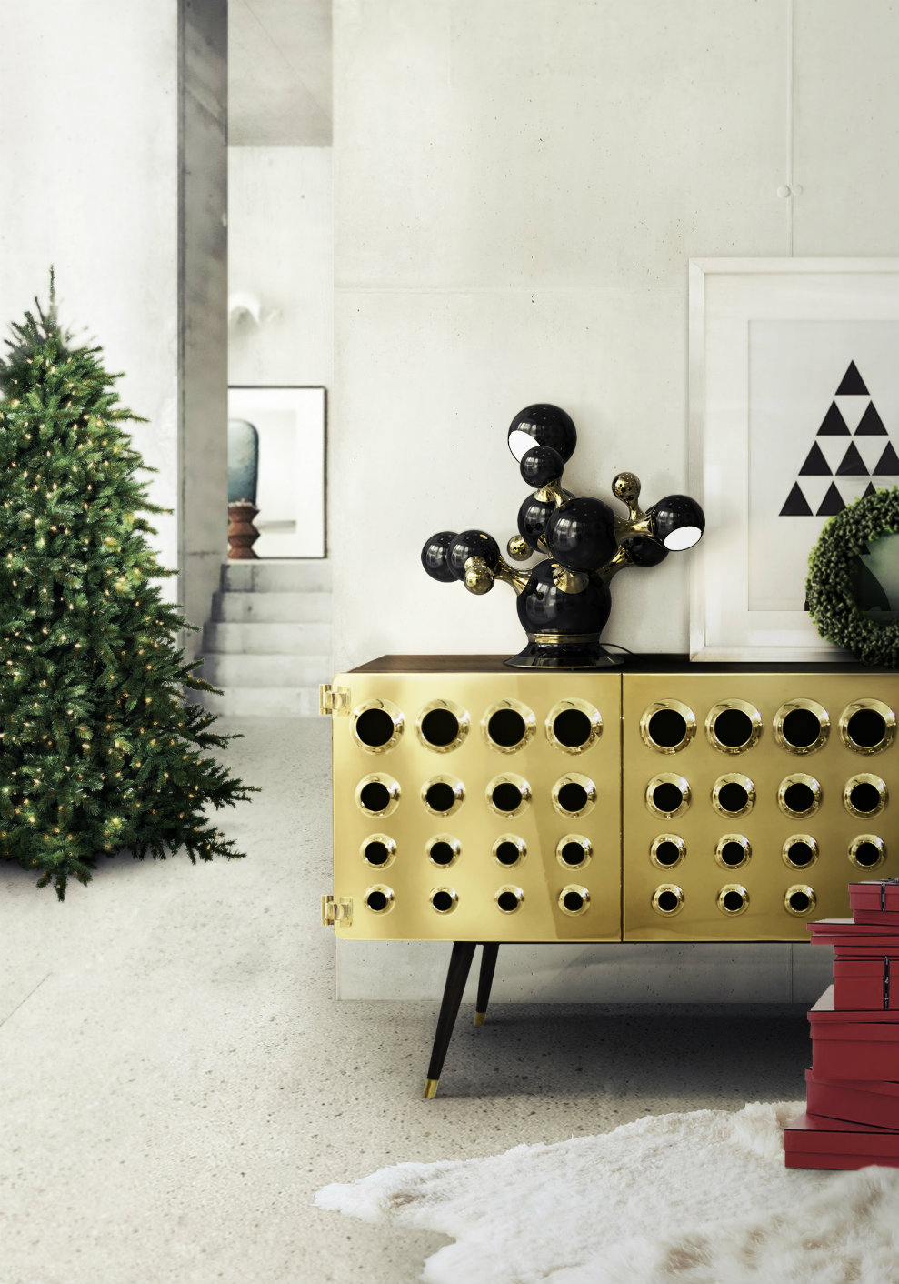 How To Create The Coziest Christmas Display, According To This Renowned Mid-Century Brand!